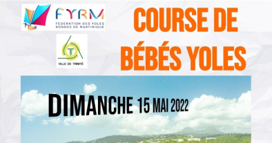 COURSE DE BÉBÉS YOLES à Trinité