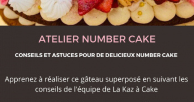 ATELIER DE  NUMBER CAKE