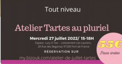 ATELIER DE  TARTES AU PLURIEL