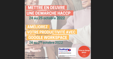 Formation du mois d'octobre