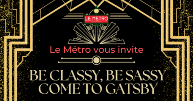 BE CLASSY, BE SASSY COME TO GATSBY 🥂