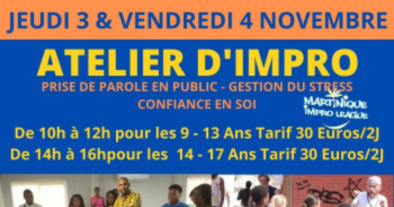 ATELIER D'IMPRO VACANCE TOUSSAINT