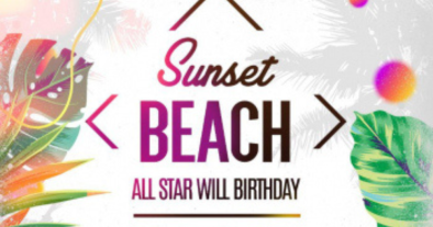 SUNSET BEACH - ALL STAR WILL BIRTHDAY