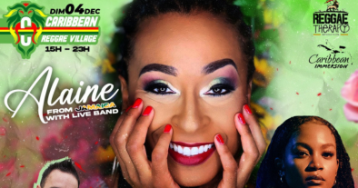 CARIBBEAN REGGAE VILLAGE - ALAINE EN LIVE