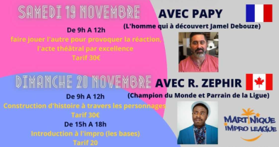 MASTERCLASS D'IMPROAVEC PAPY & RICHARDSON ZEPHIR