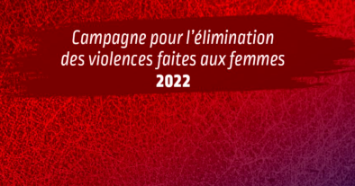 JOURNÉE DE LUTTE CONTRE LES VIOLENCES FAITES AUX FEMMES