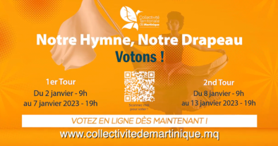 Votez pour l'hymne et le drapeau de la #Martinique !