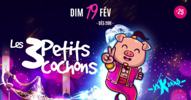 LES 3 PETITS COCHONS DÉBARQUENT AU ROYAUME D'ALADDIN