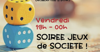 SOIRÉE JEUX DE SOCIÉTÉ