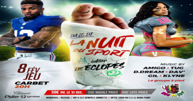 LA NUIT DU SPORT : LES ECLOPES
