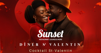 DÎNER DE ST VALENTIN AU SUNSET