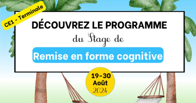 Stage de remise en forme cognitive