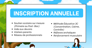 Inscription Formules Annuelle 2025/2026