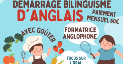 Atelier enfant d'initiation à l'anglais dès la rentrée