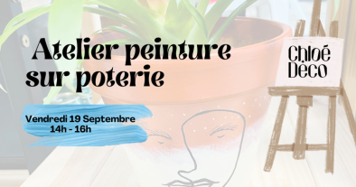 Atelier d’art peinture sur poterie